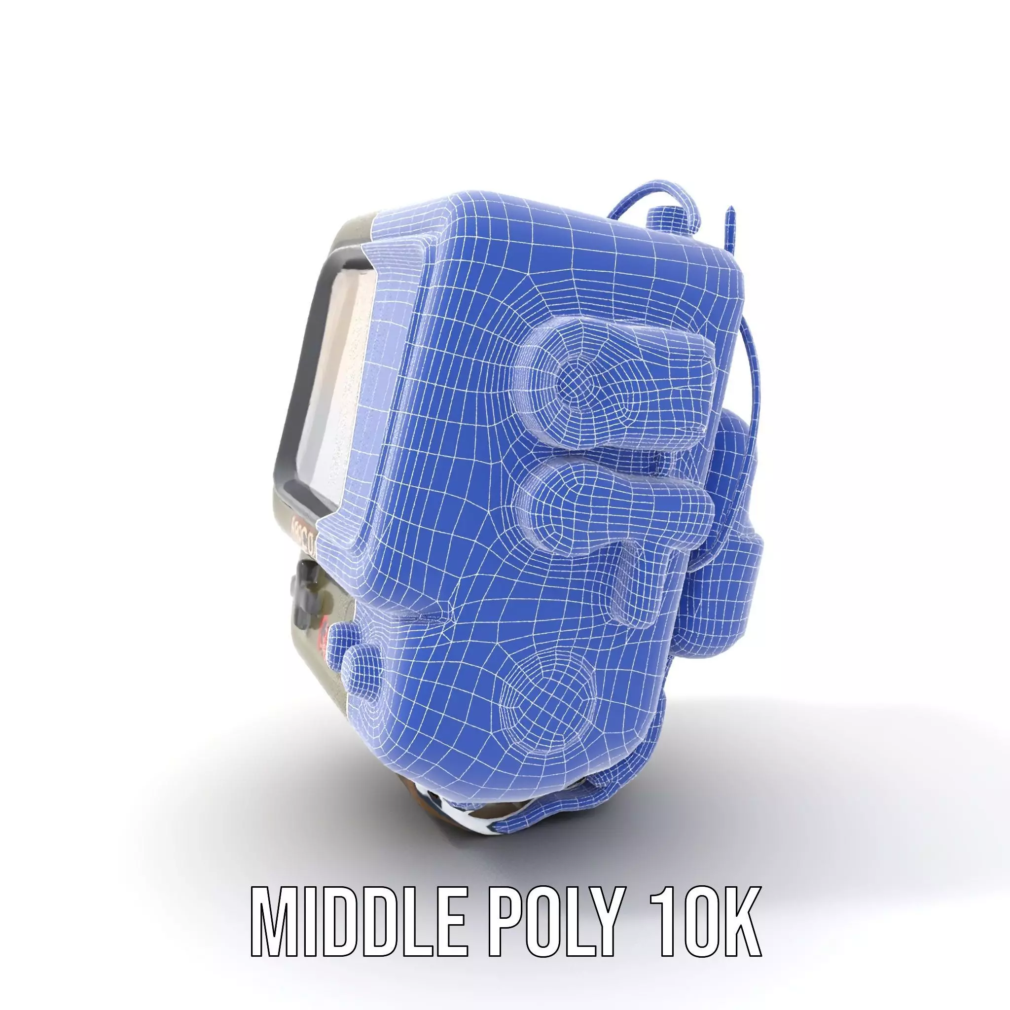 RetroFuturistic Wrist Device Model Pack Low-poly 3D model_20