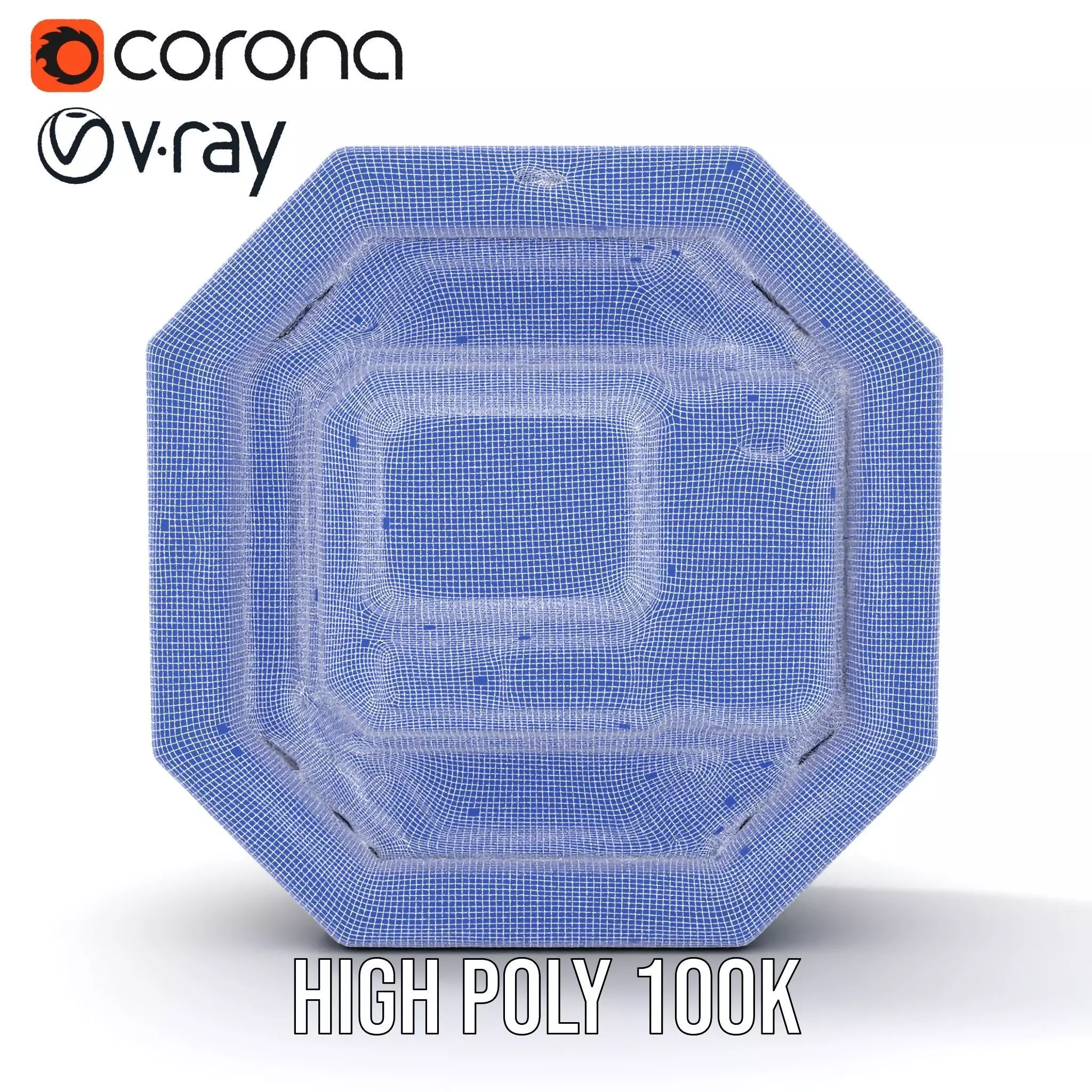 Futuristic Control Panel model pack with interactive display Low-poly 3D model_33