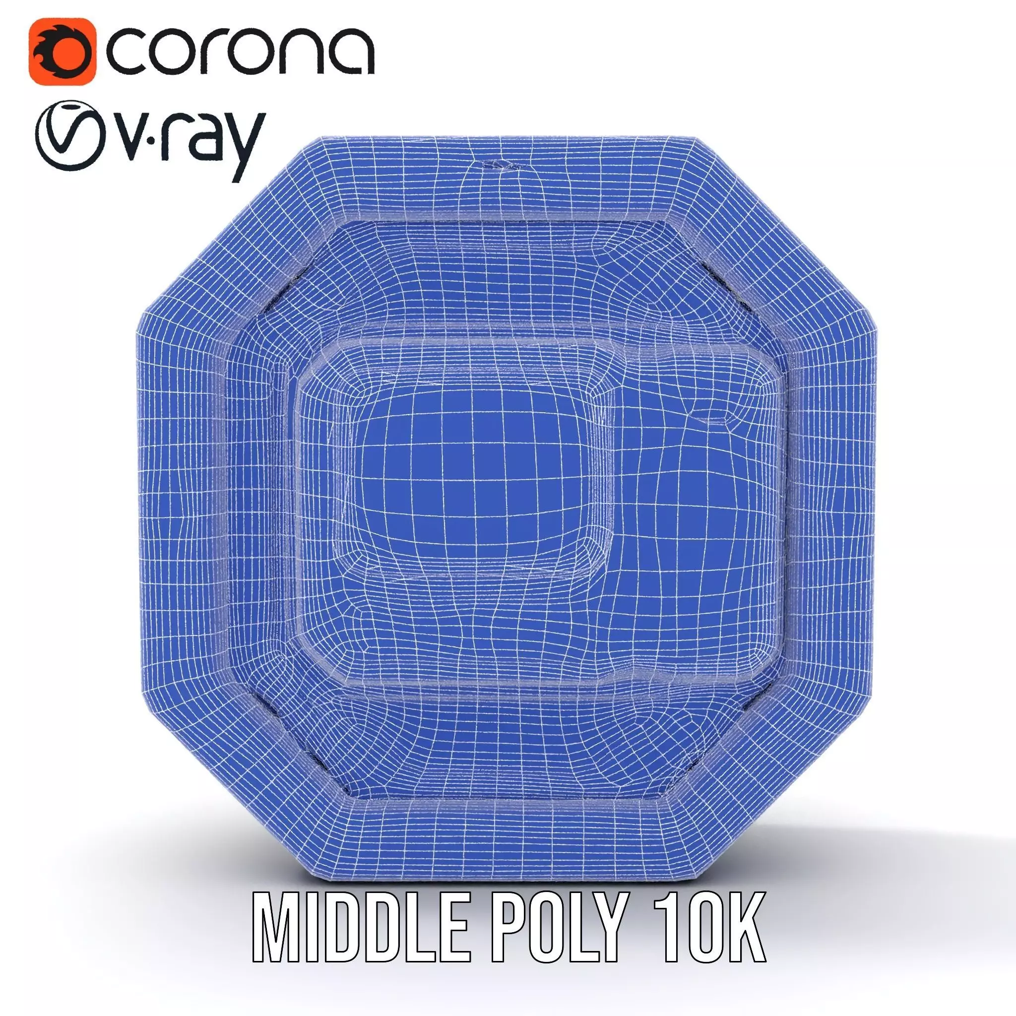 Futuristic Control Panel model pack with interactive display Low-poly 3D model_19