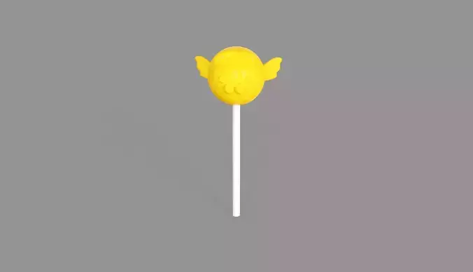 Angel Sweet Lollipops Low-poly 3D model