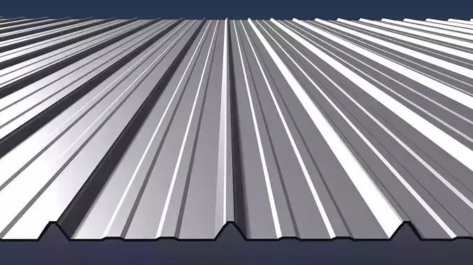 Metal sheet roofing 25O16