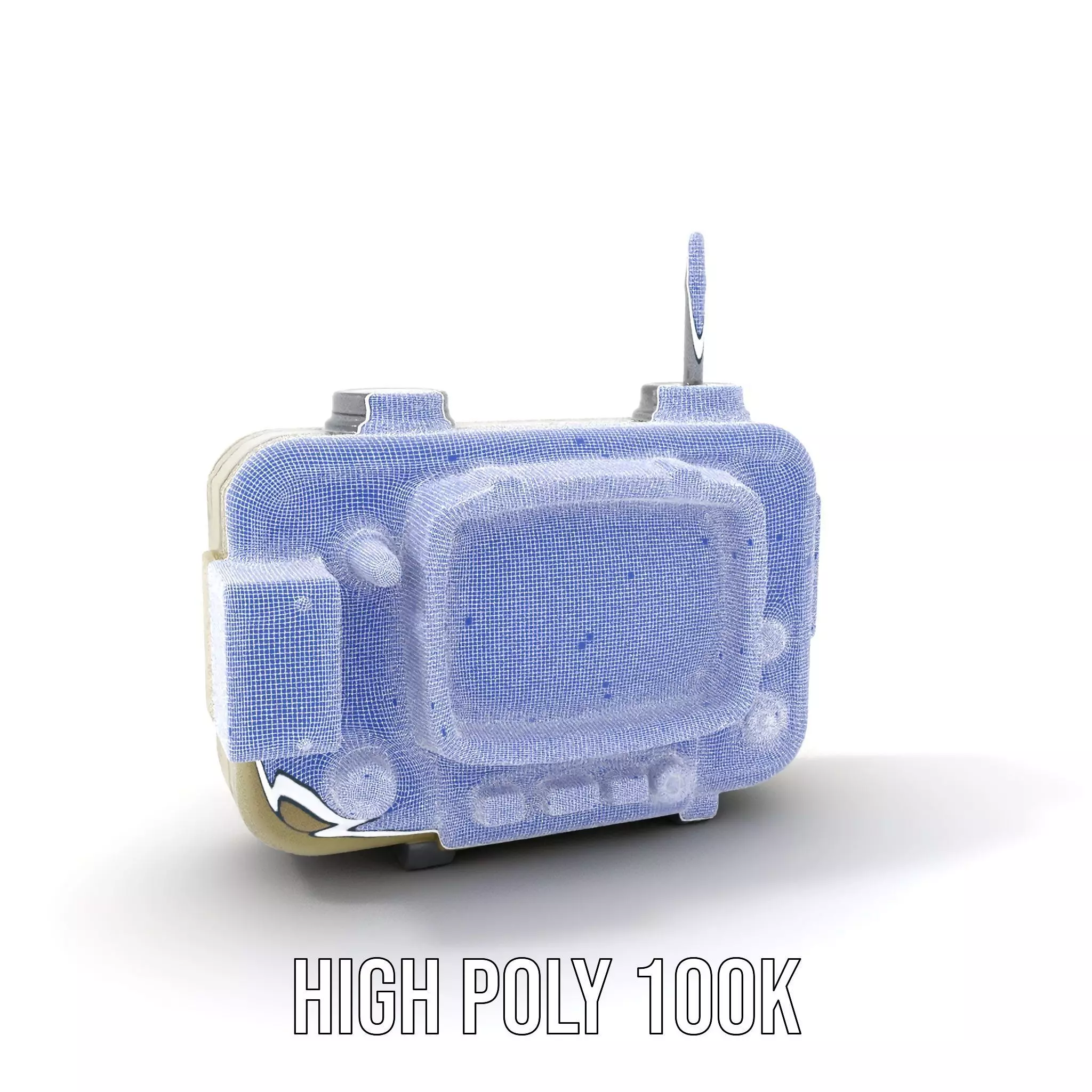 Portable Military Radar Device model pack Low-poly 3D model_5