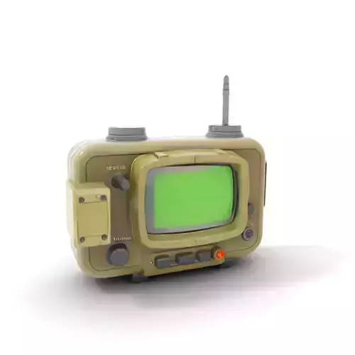 Portable Military Radar Device model pack Low-poly 3D model