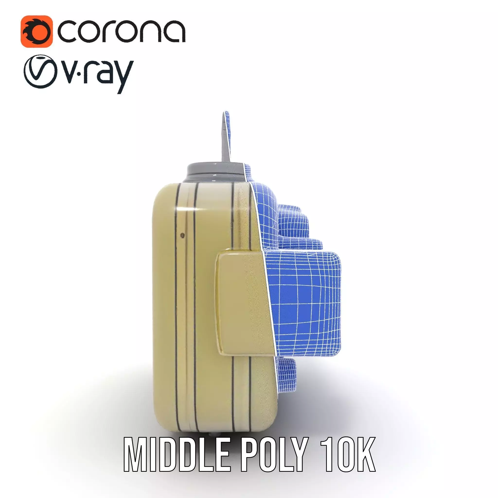 Portable Military Radar Device model pack Low-poly 3D model_25