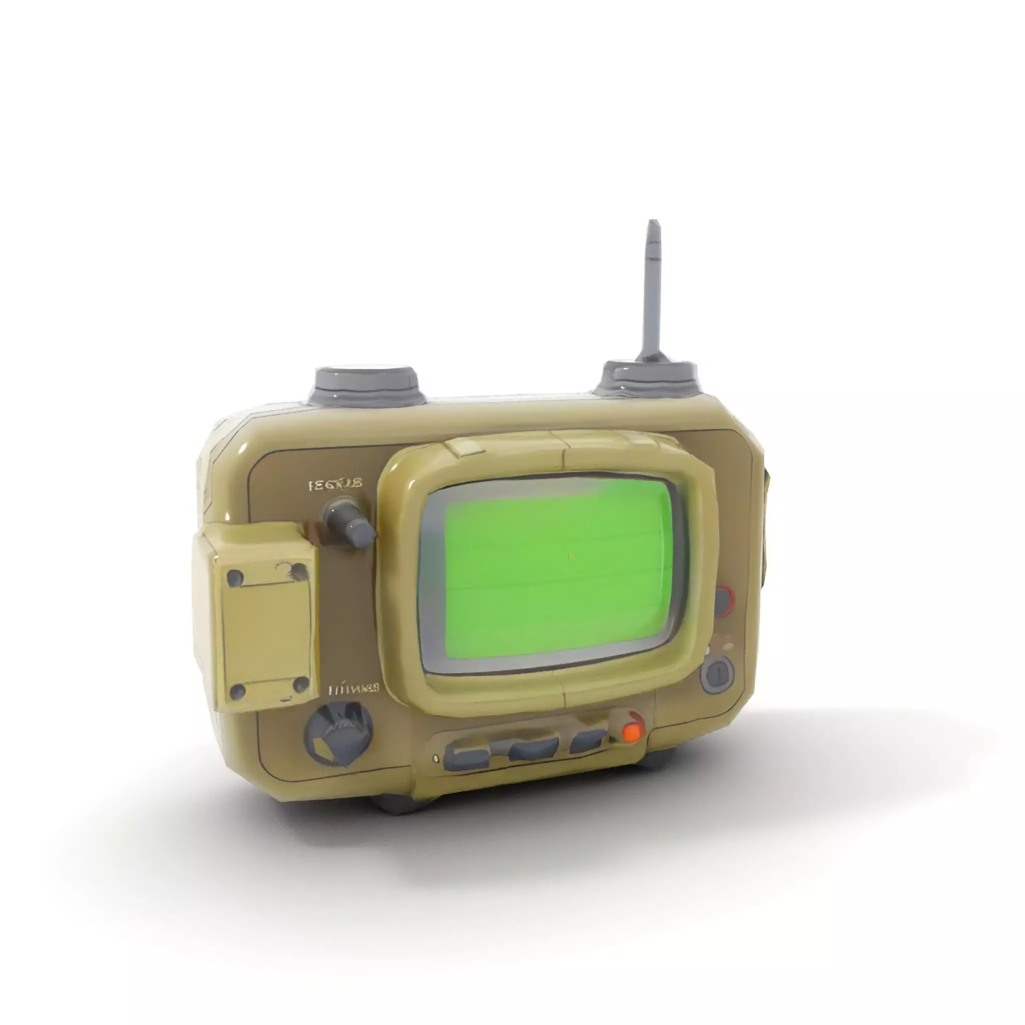 Portable Military Radar Device model pack Low-poly 3D model_13