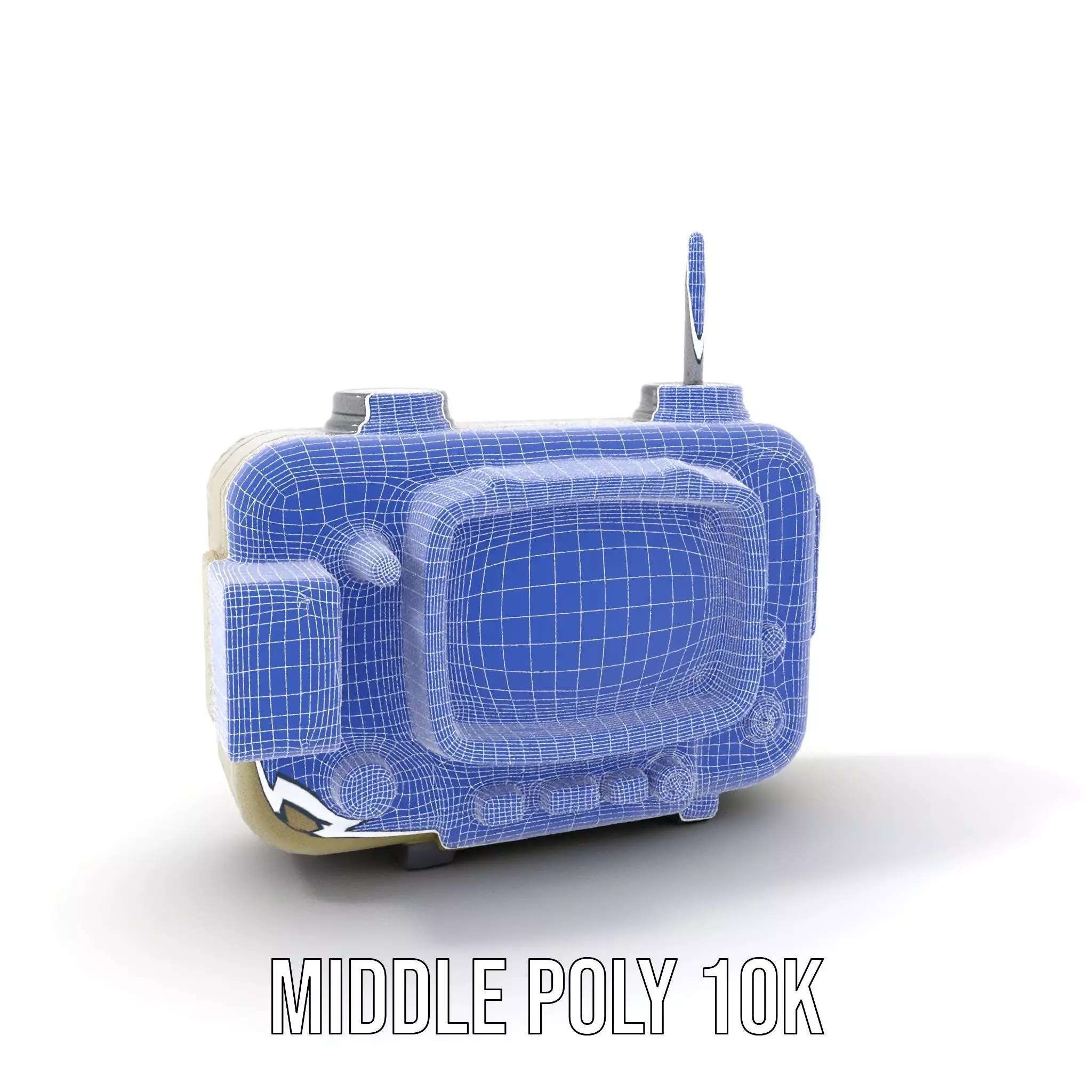 Portable Military Radar Device model pack Low-poly 3D model_22