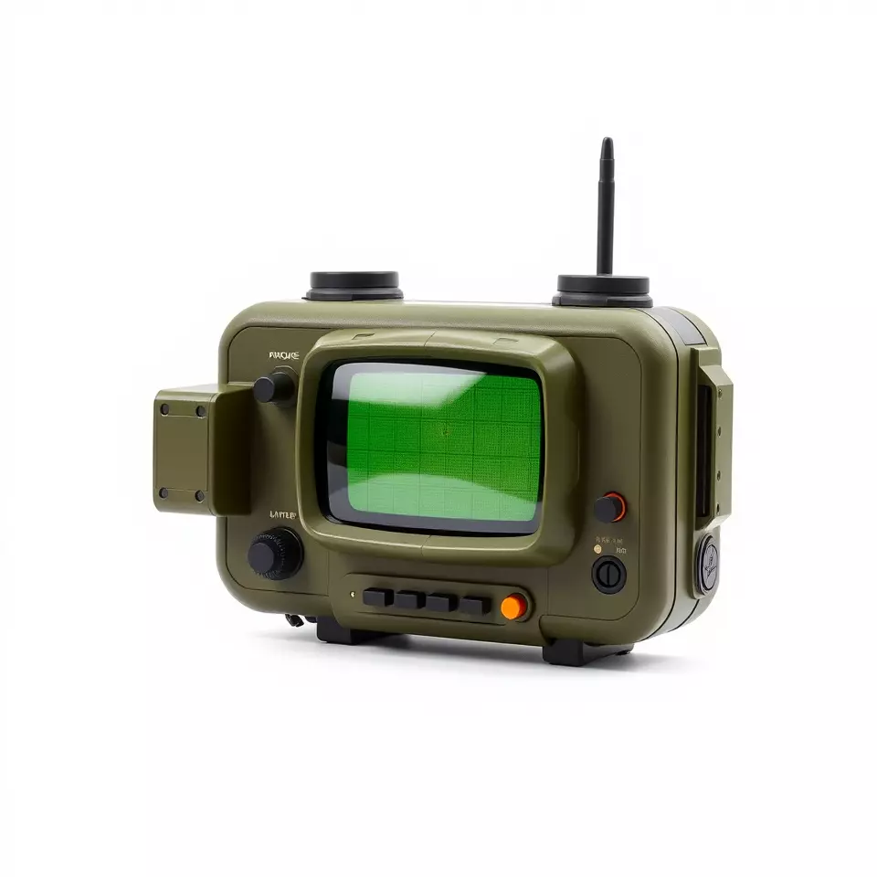 Portable Military Radar Device model pack Low-poly 3D model_3