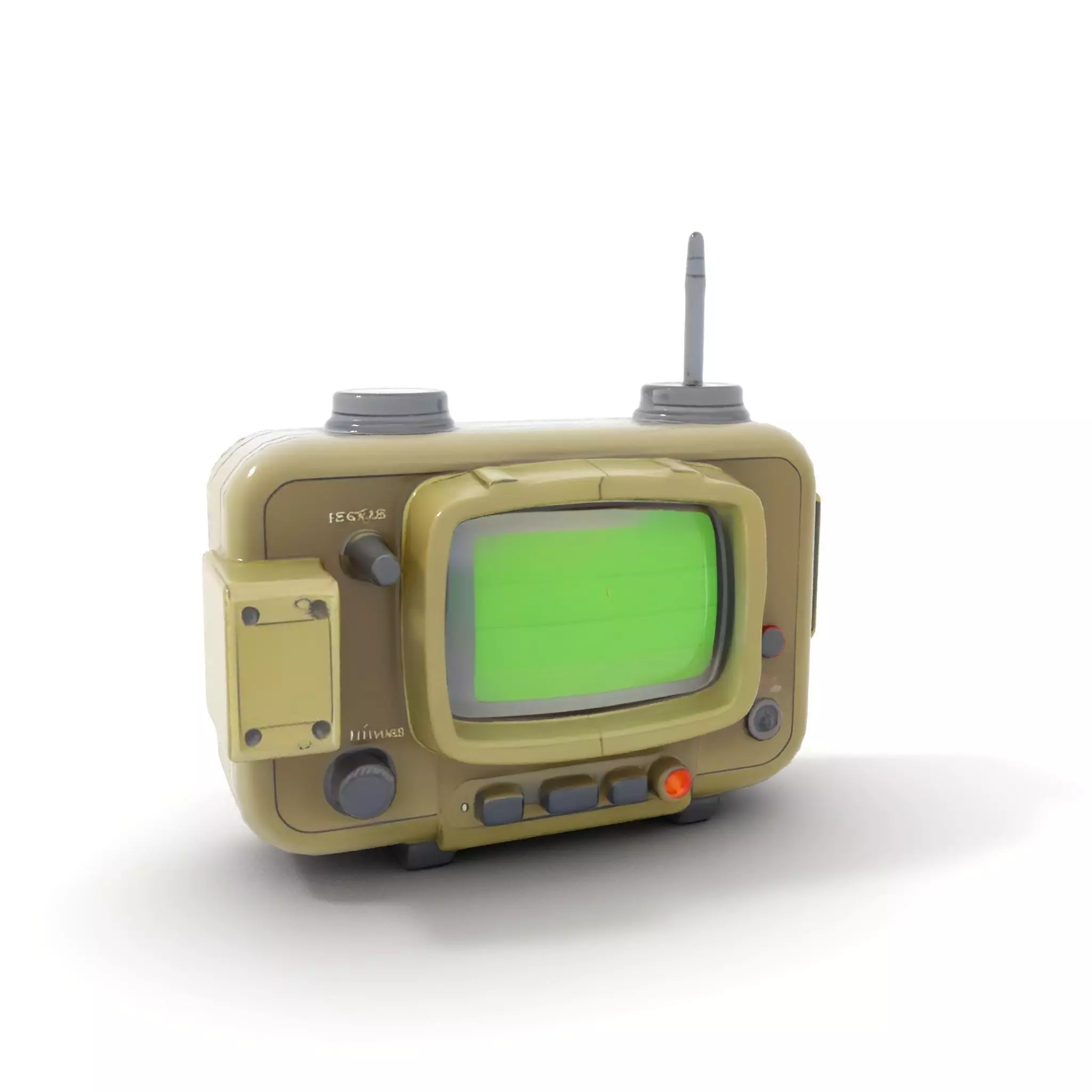 Portable Military Radar Device model pack Low-poly 3D model_7