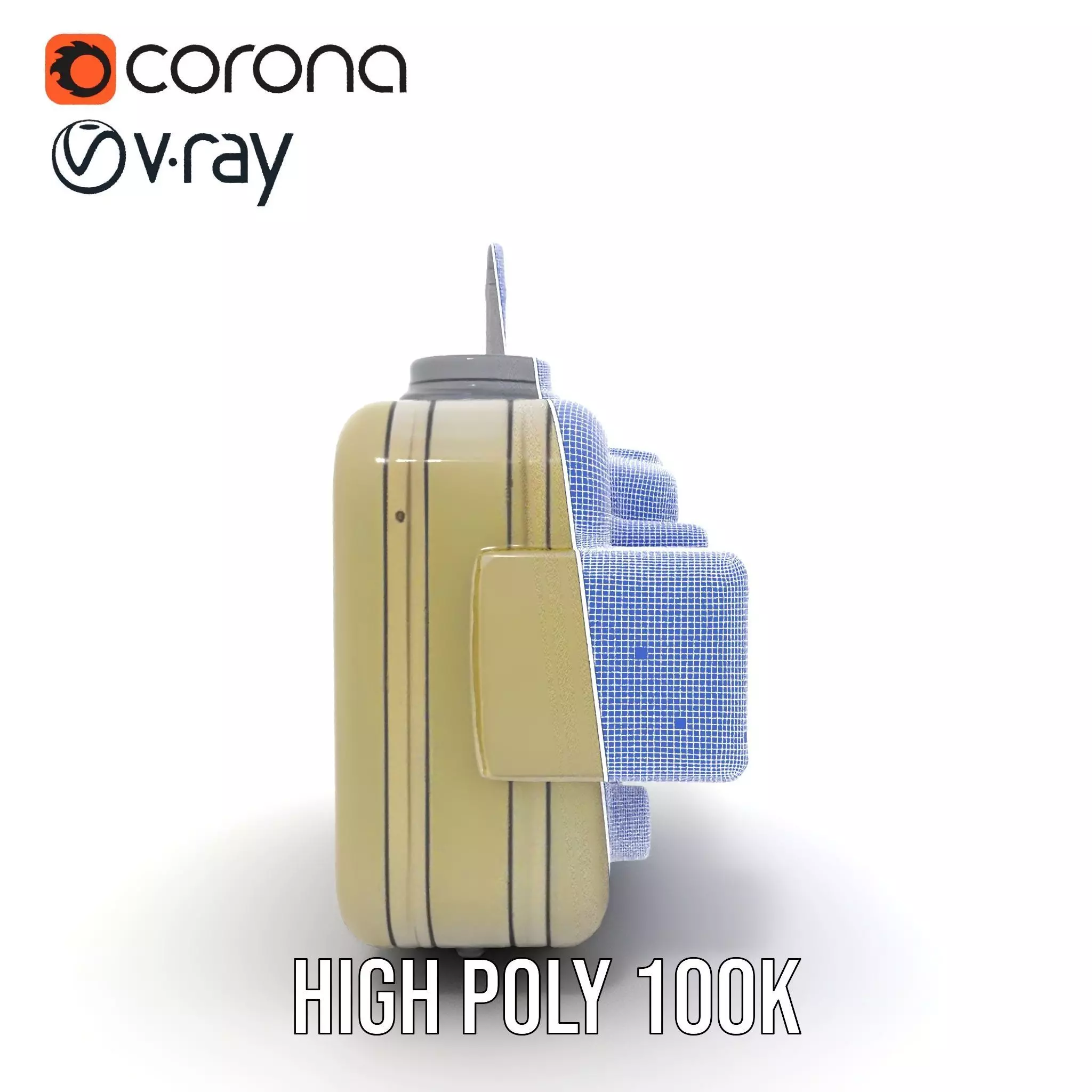 Portable Military Radar Device model pack Low-poly 3D model_34