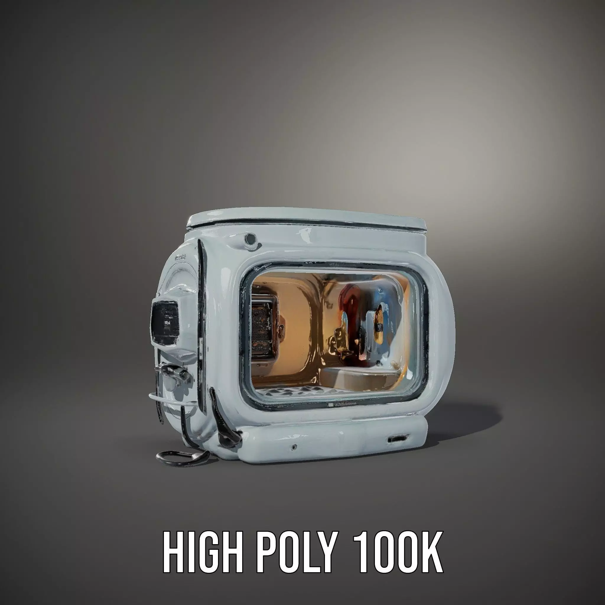 Futuristic Oven Appliance Model Pack Low-poly 3D model_11