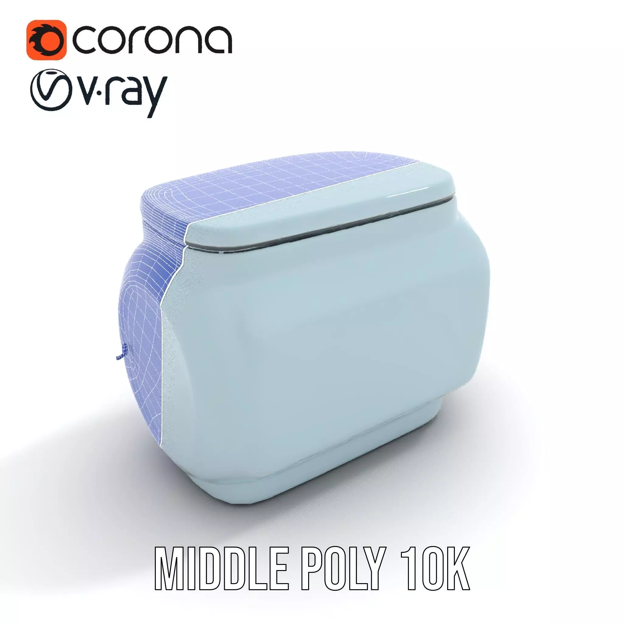 Futuristic Oven Appliance Model Pack Low-poly 3D model_22