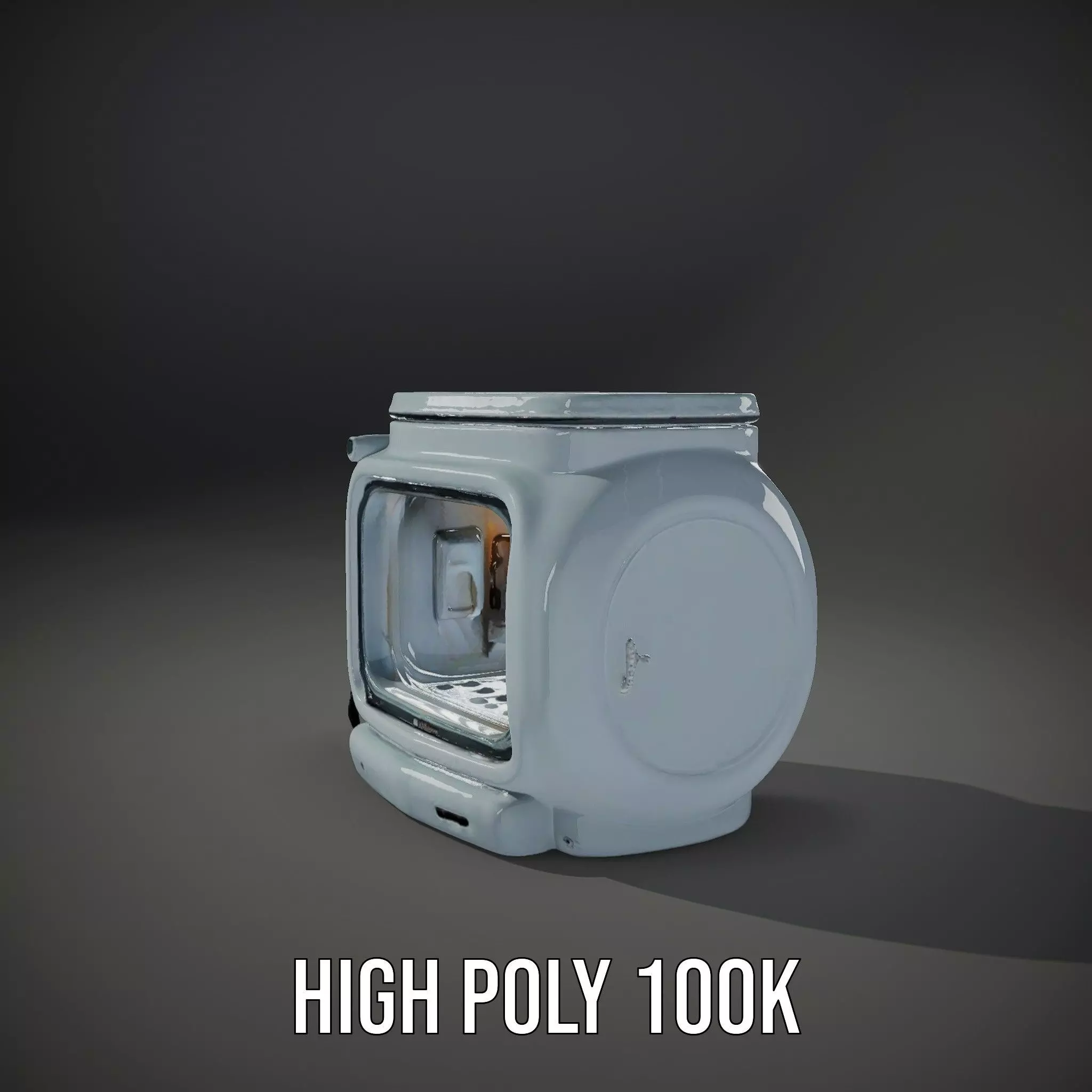 Futuristic Oven Appliance Model Pack Low-poly 3D model_9