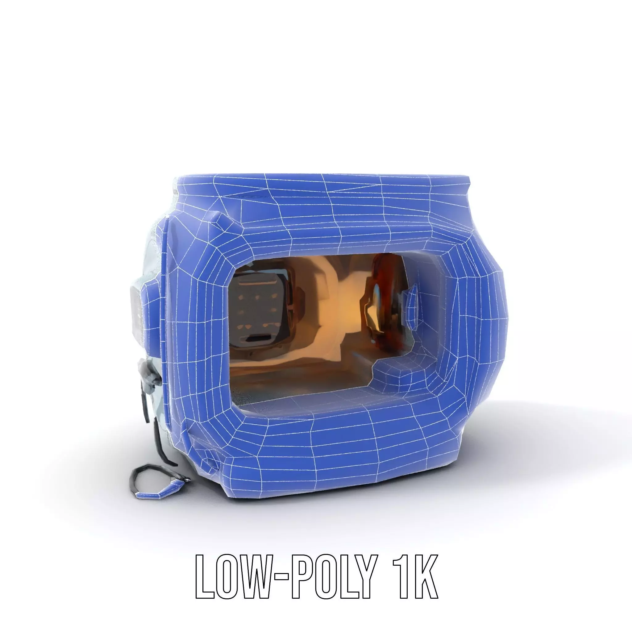 Futuristic Oven Appliance Model Pack Low-poly 3D model_15