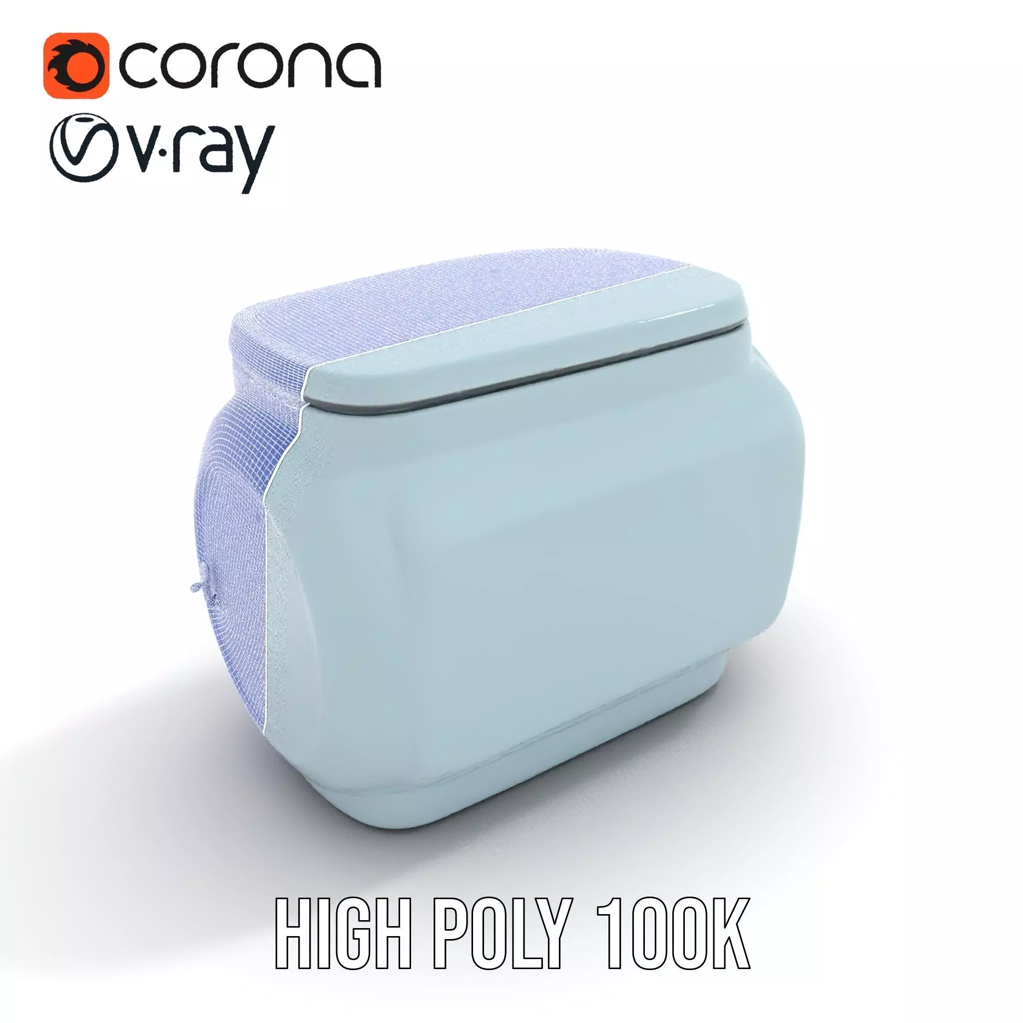 Futuristic Oven Appliance Model Pack Low-poly 3D model_34