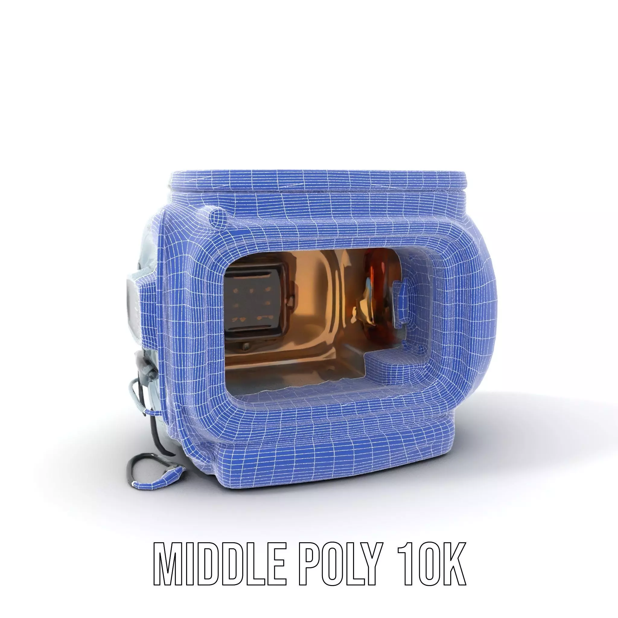 Futuristic Oven Appliance Model Pack Low-poly 3D model_19