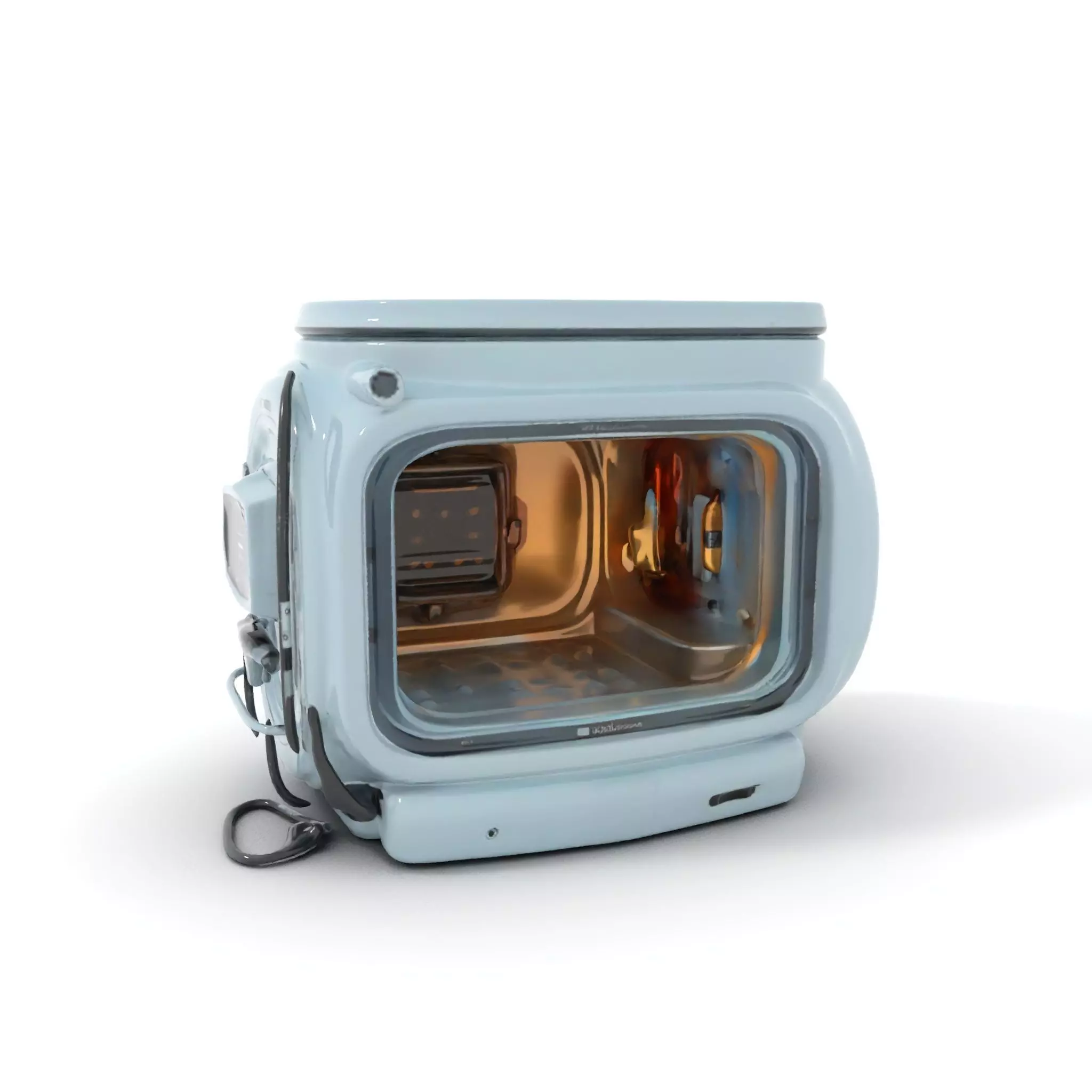 Futuristic Oven Appliance Model Pack Low-poly 3D model_0