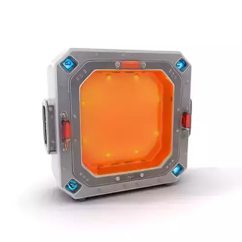 Futuristic SciFi Container Model Pack with LED Lights