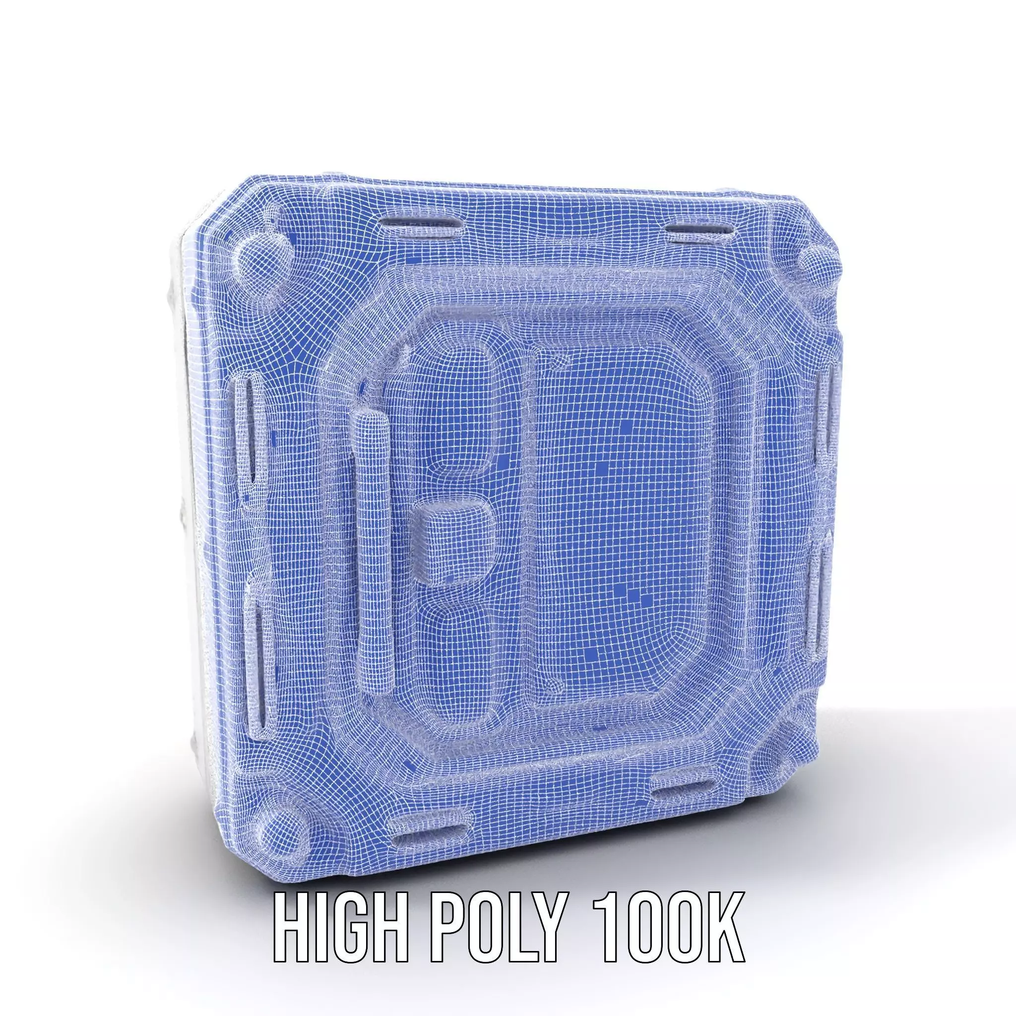 Futuristic SciFi Door model pack with LED strips Low-poly 3D model_5