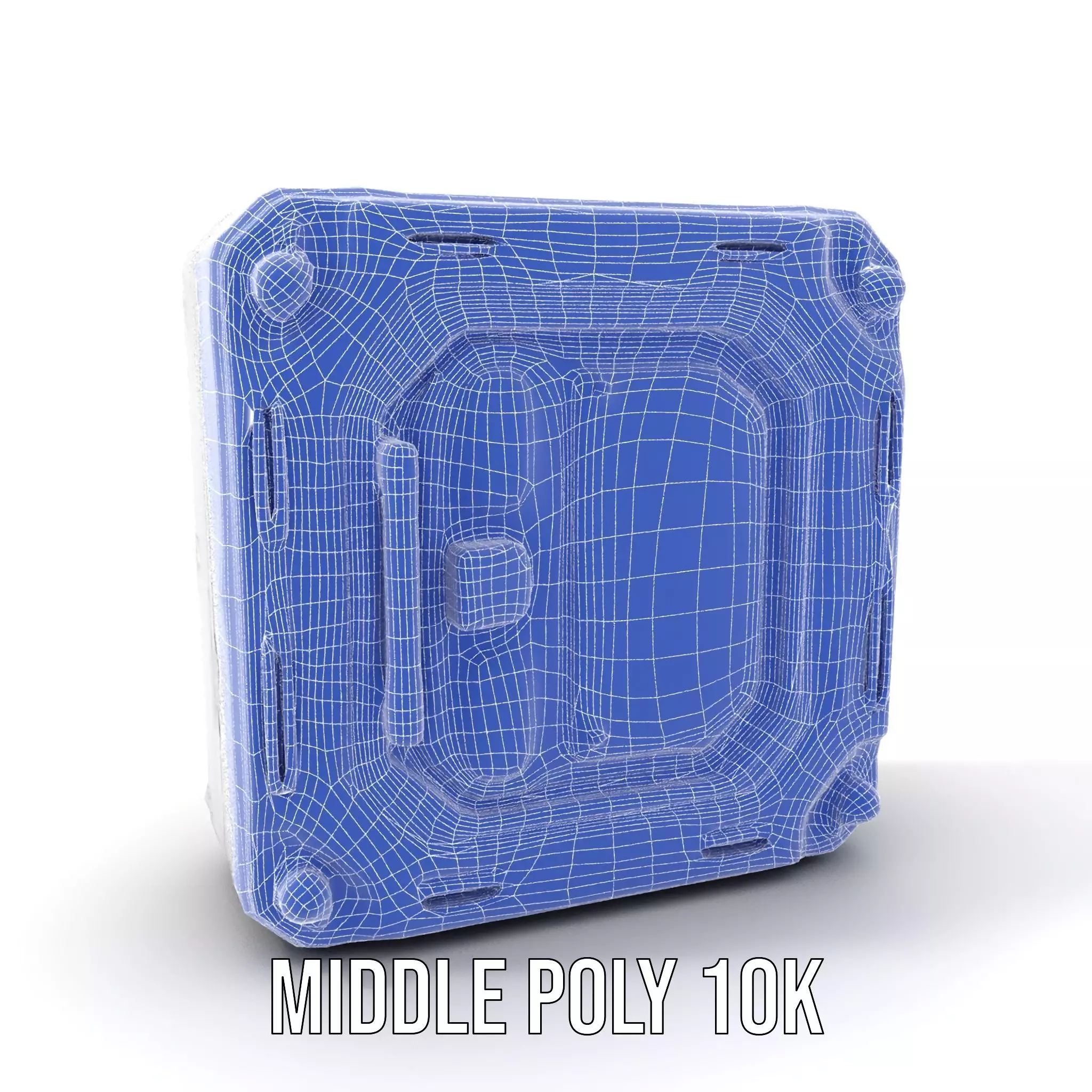 Futuristic SciFi Door model pack with LED strips Low-poly 3D model_16