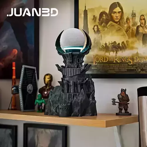Torre Sauron - Soporte para Alexa Echo Dot 3D print model