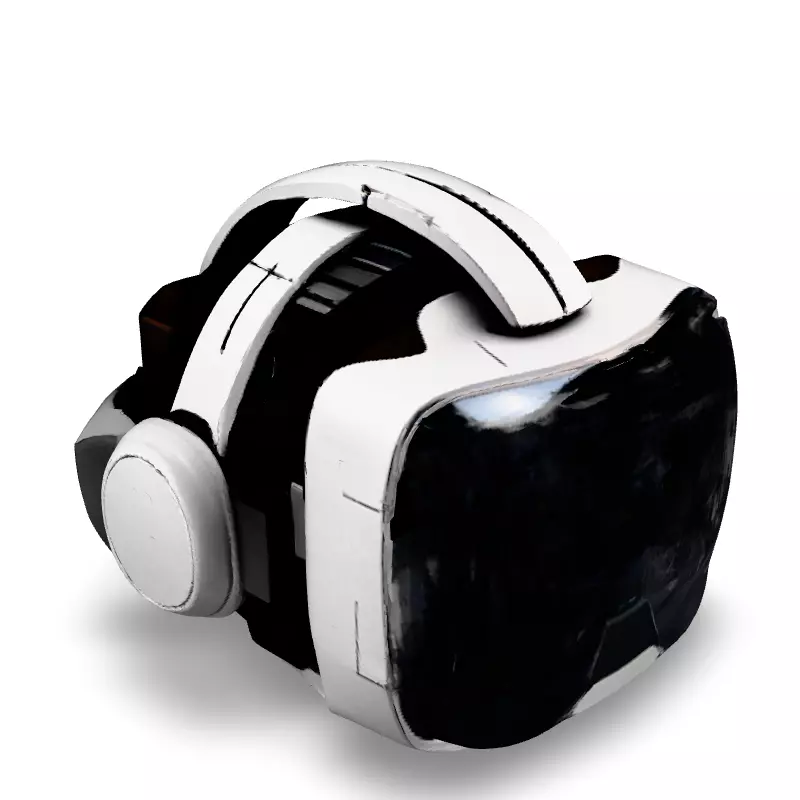 Modern VR Headset Game Ready Low-poly 3D model_2