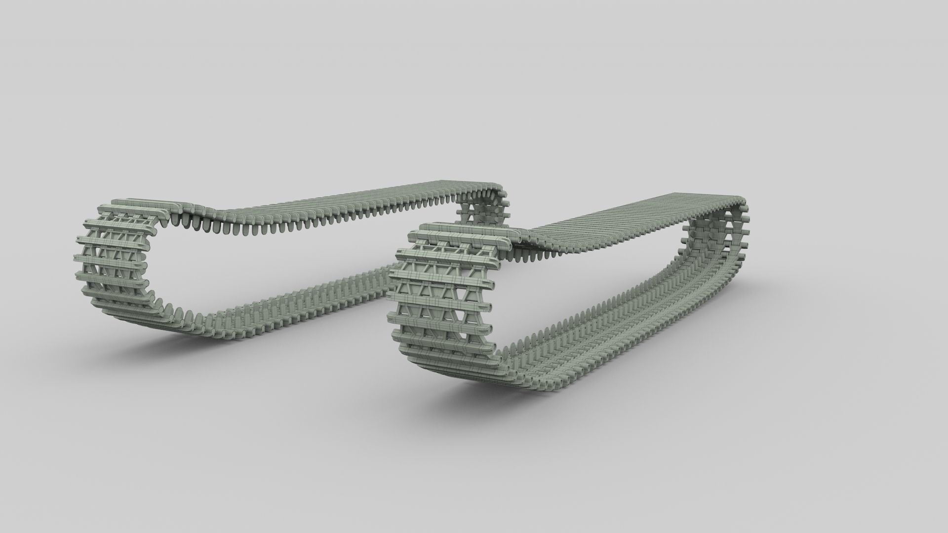 Tank Tracks 3D model_10