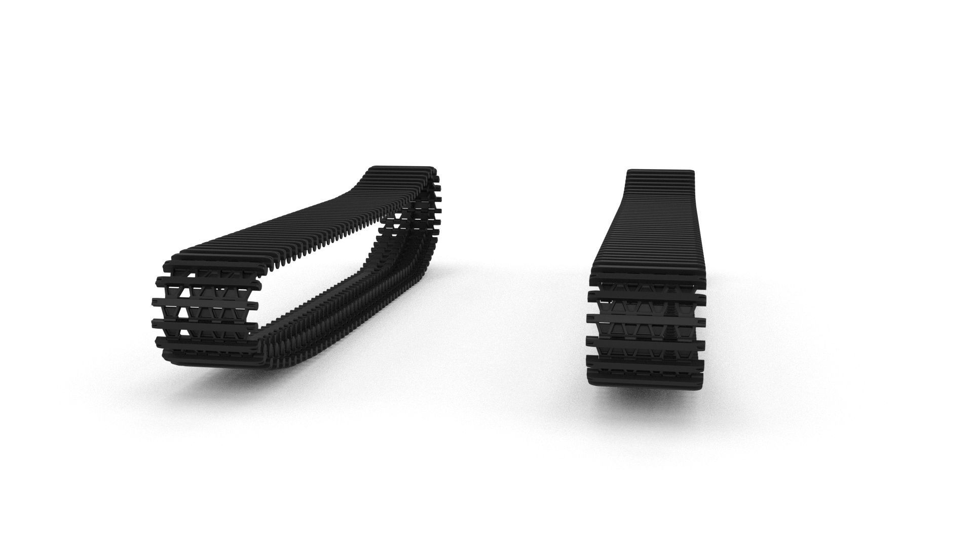 Tank Tracks 3D model_1