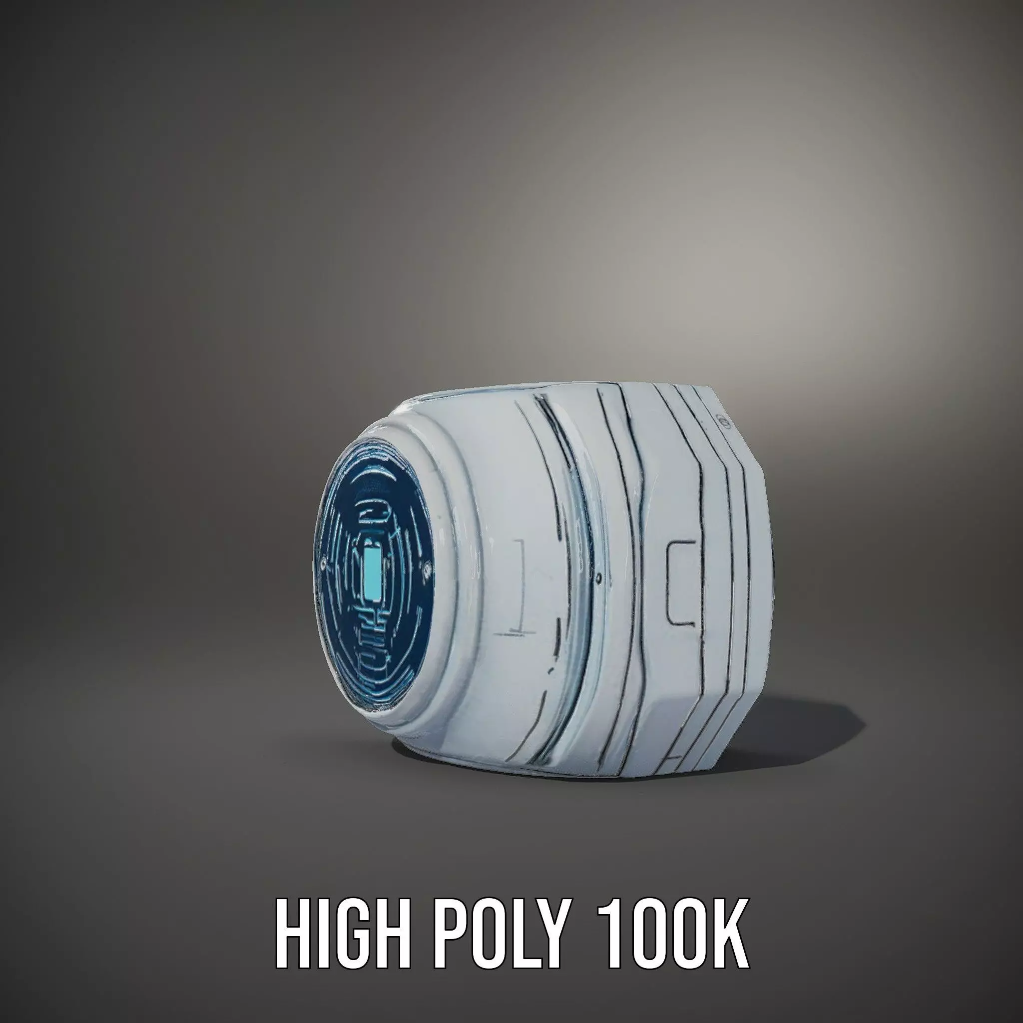 Futuristic WallMounted Control Panel Model Pack Low-poly 3D model_11