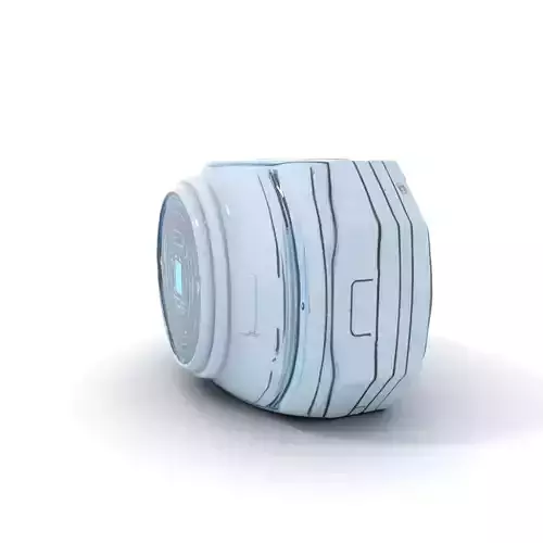 Futuristic WallMounted Control Panel Model Pack