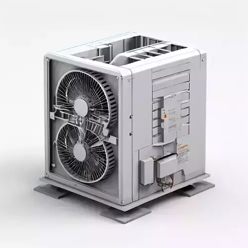 Realistic Industrial HVAC Unit