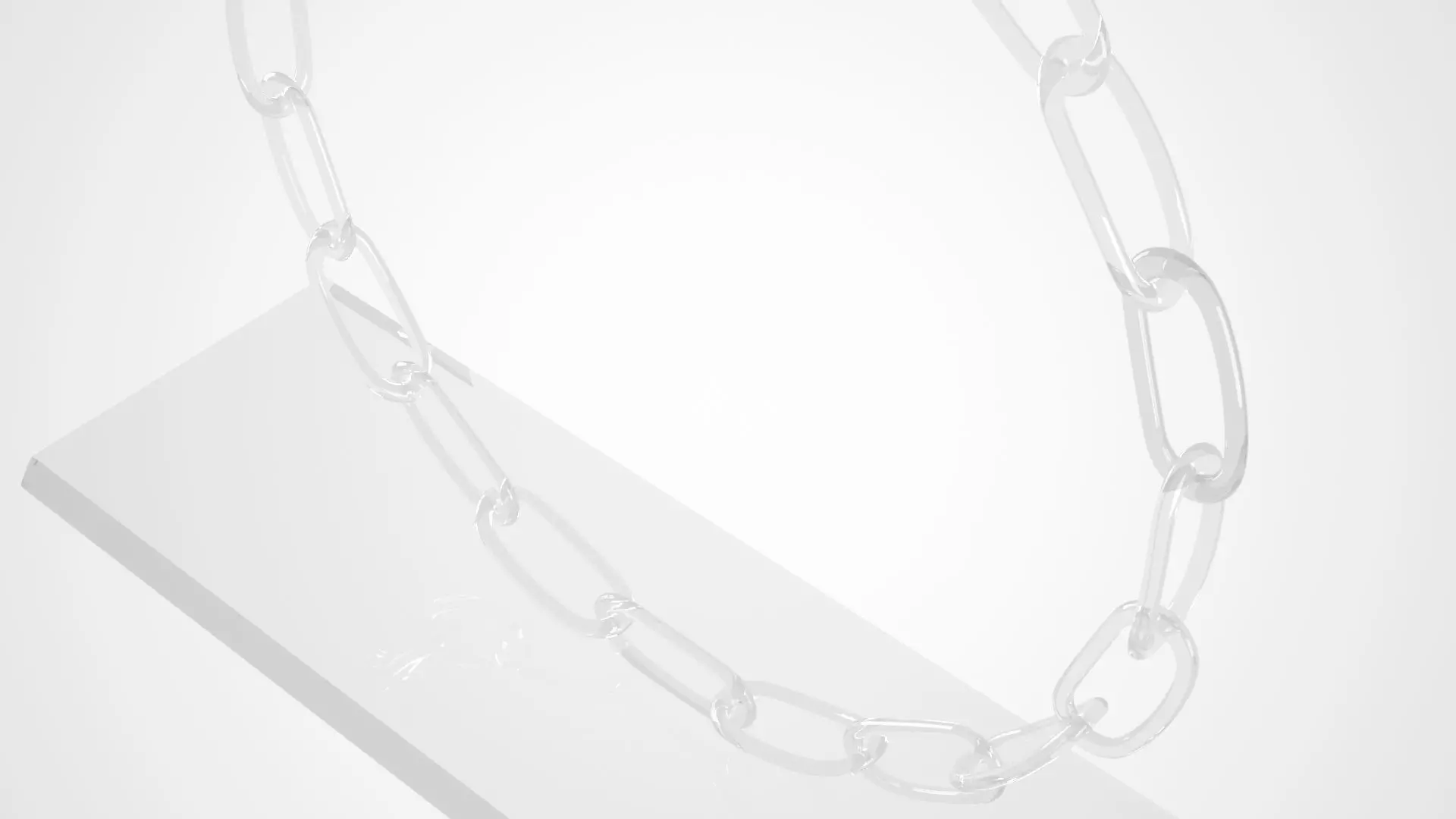 Chain O Candleholder Clear Glass Color 3D model_2