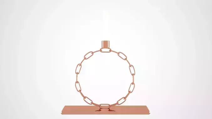 Chain O Candleholder Bronze Color