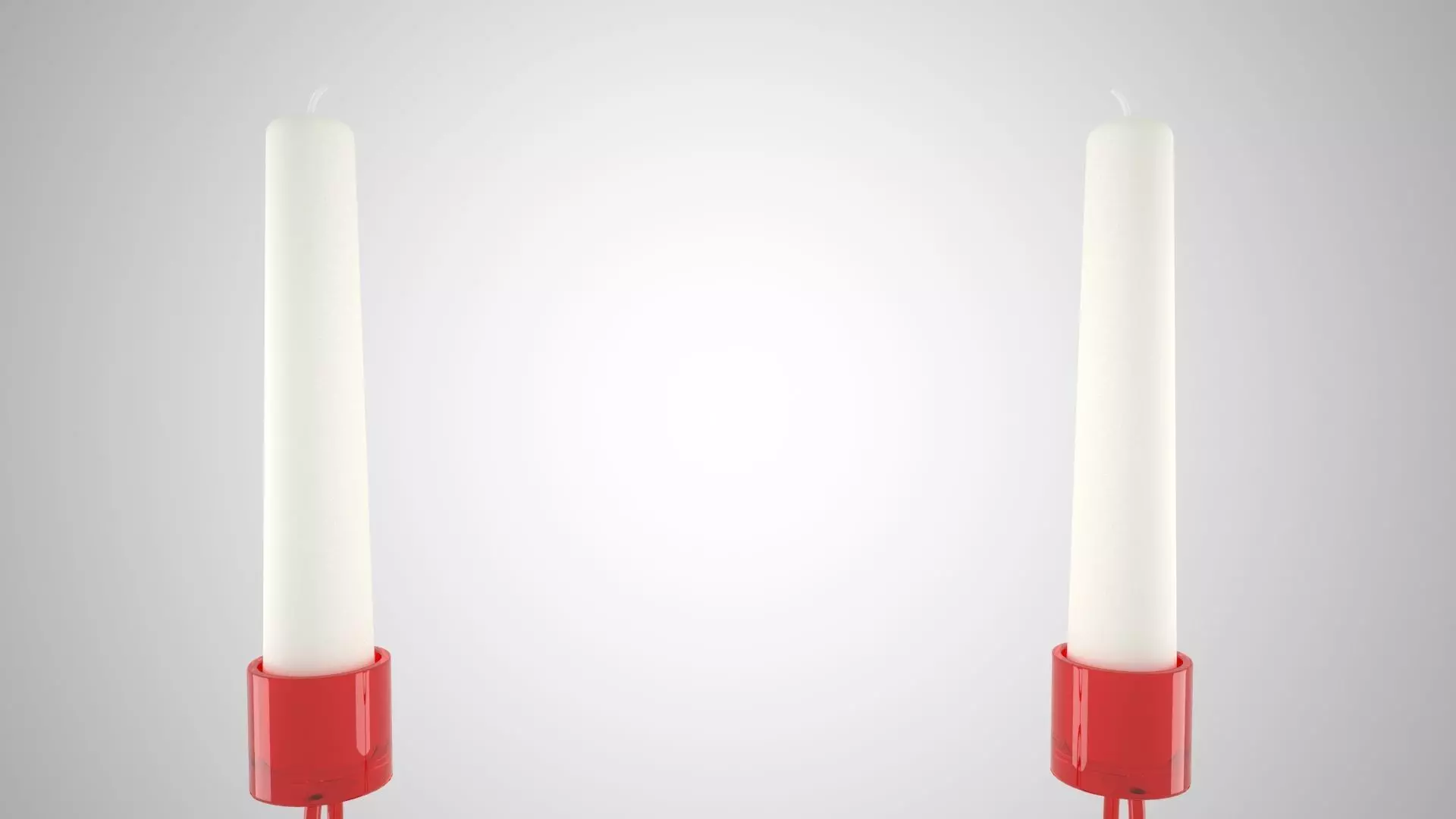 Chain N Candleholder Red Glass Color 3D model_6