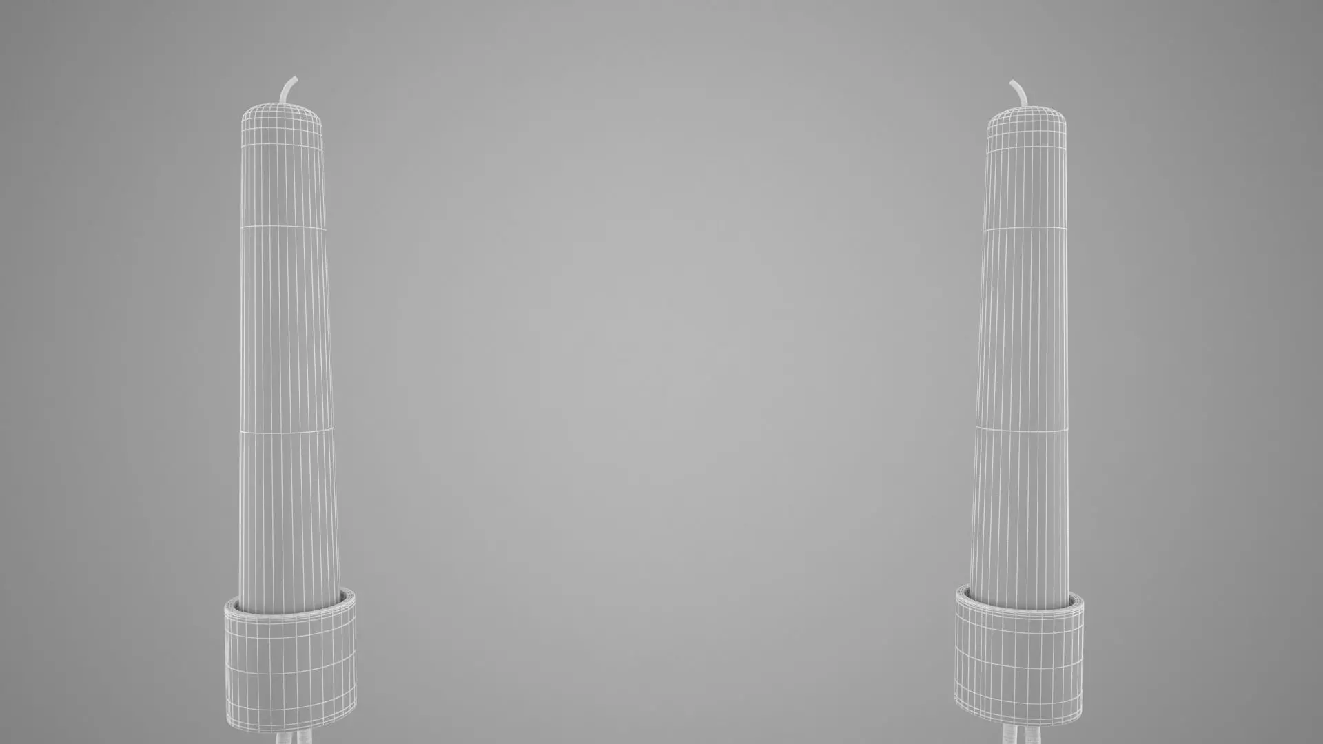 Chain N Candleholder Clear Glass Color 3D model_13