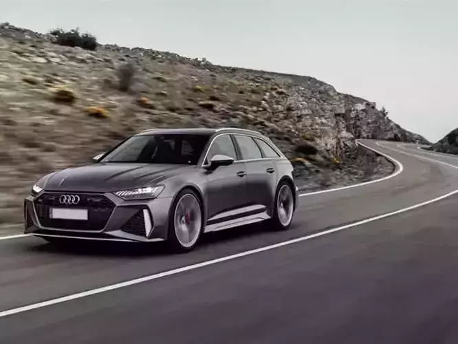 Audi RS6 Avant RIGGED Free 3D model