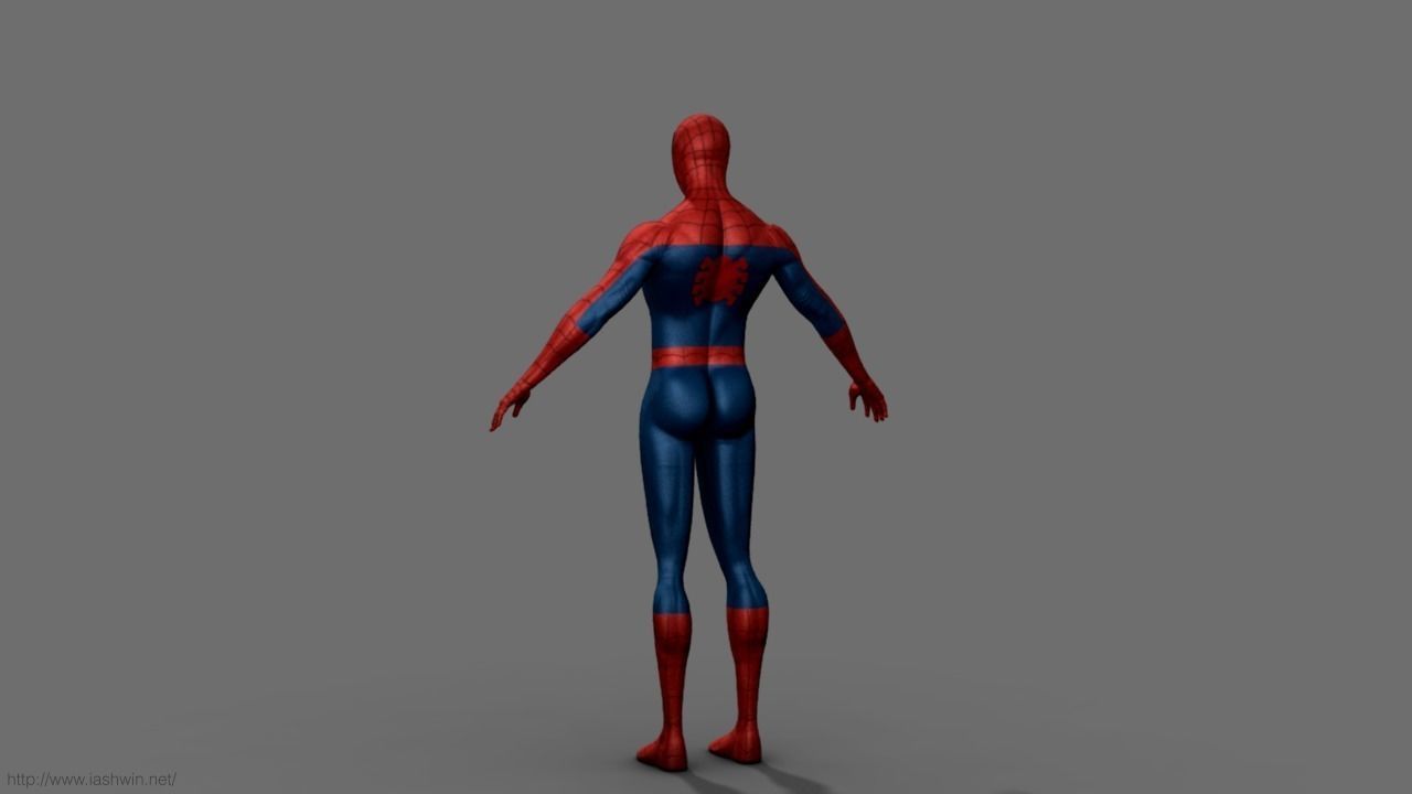 Spider-Man Rig - Legacy 3D model_14