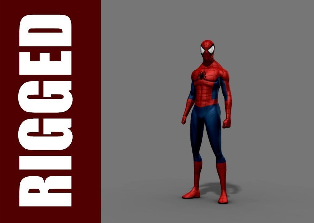 Spider-Man Rig - Legacy 3D model_0