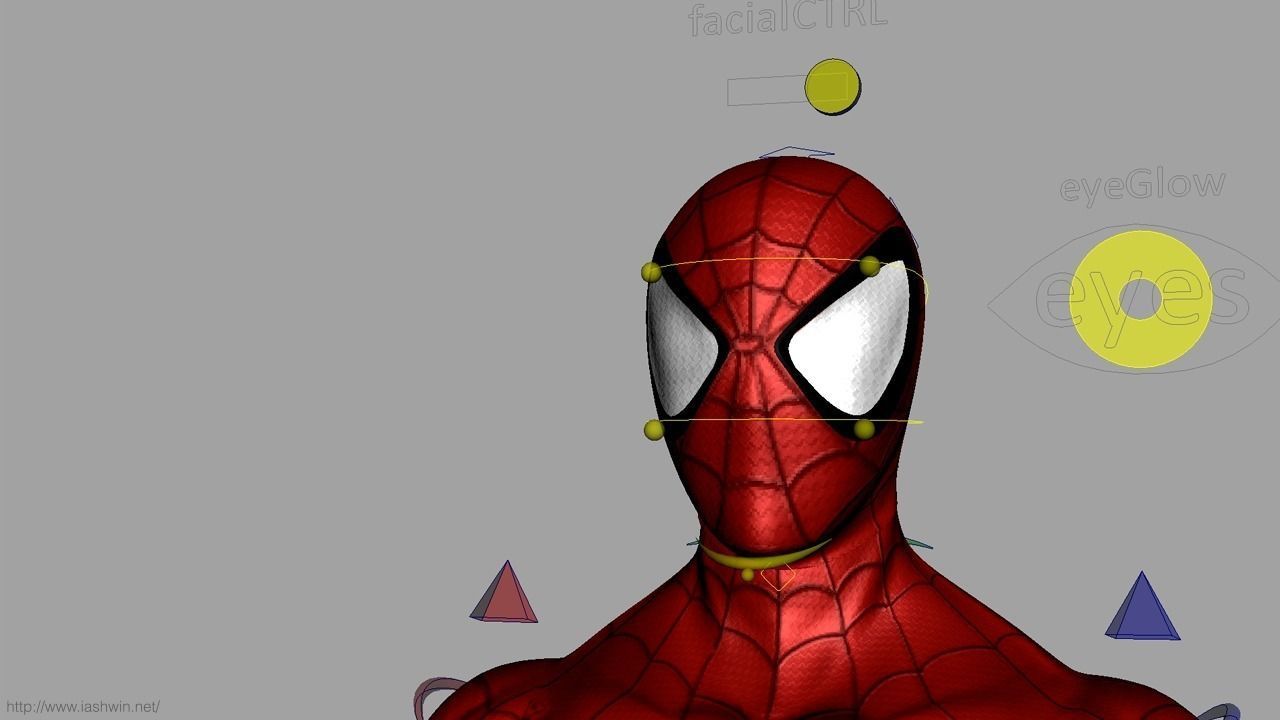 Spider-Man Rig - Legacy 3D model_22