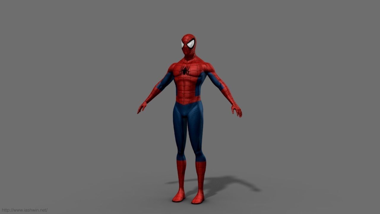 Spider-Man Rig - Legacy 3D model_12