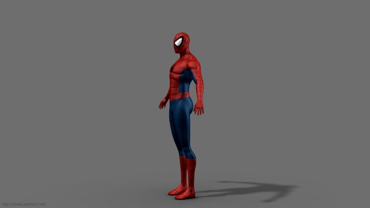 Spider-Man Rig - Legacy 3D model_13