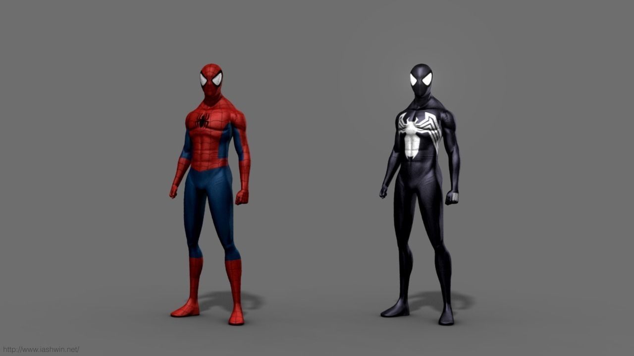 Spider-Man Rig - Legacy 3D model_2