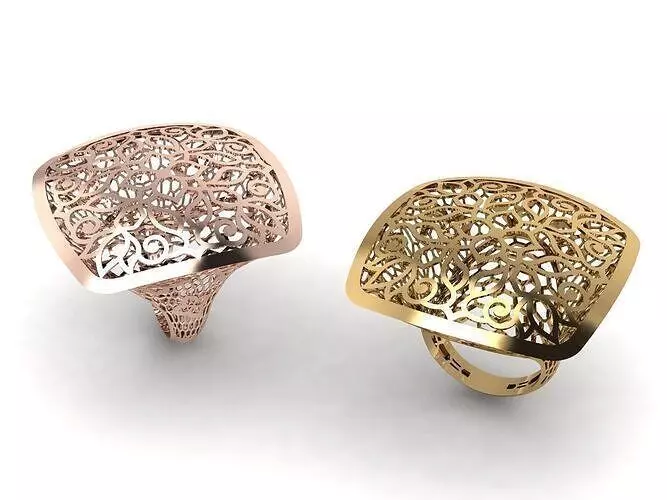 Engraving and turning pen ring 3D Model Collection_23