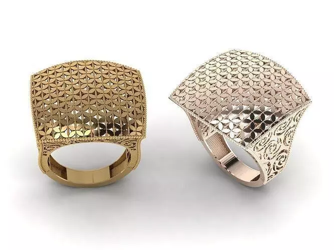 Engraving and turning pen ring 3D Model Collection_21