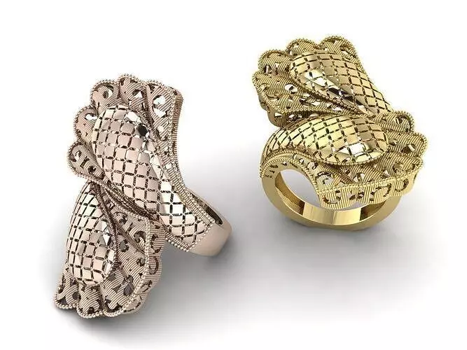 Engraving and turning pen ring 3D Model Collection_17