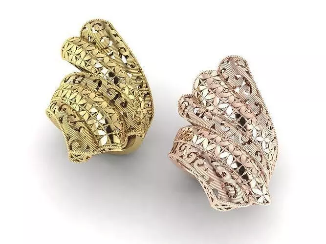 Engraving and turning pen ring 3D Model Collection_15