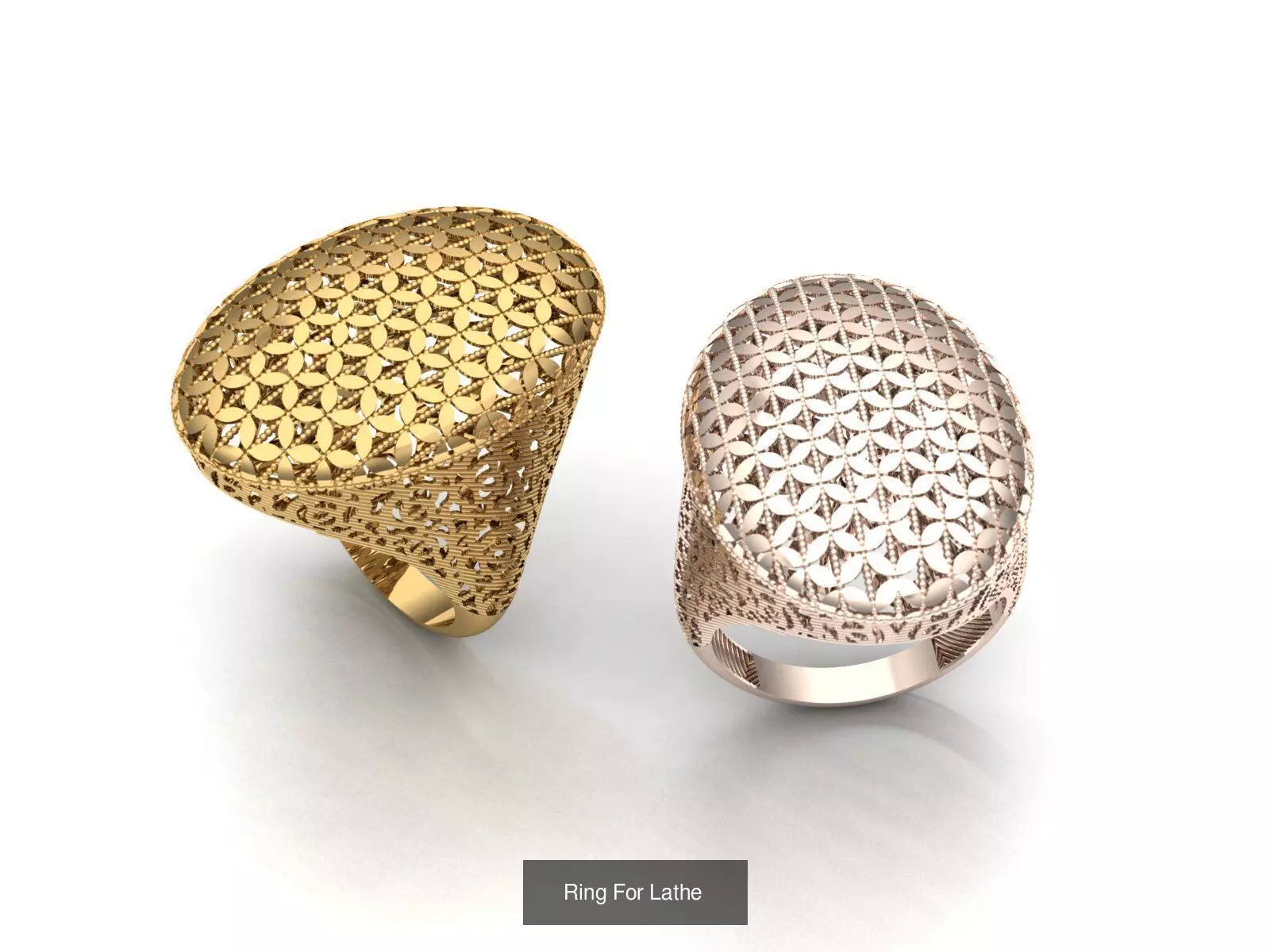 Engraving and turning pen ring 3D Model Collection_8