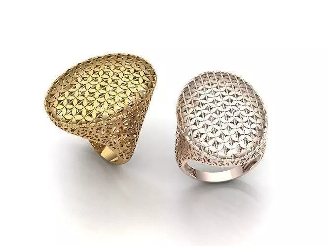 Engraving and turning pen ring 3D Model Collection_0