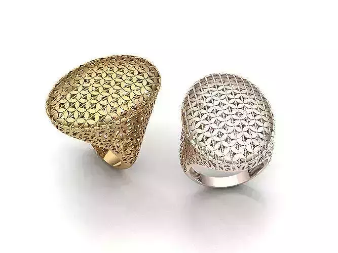 Engraving and turning pen ring 3D Model Collection