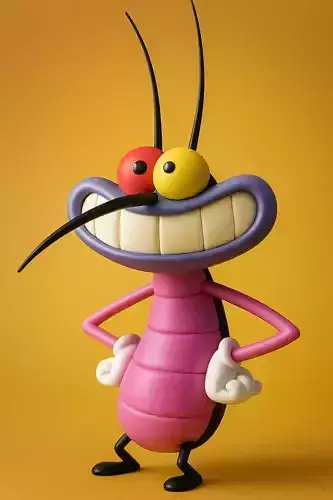 Joey - Oggy and the Cockroaches 3d Model 3D print model