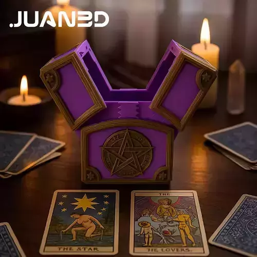 CAJA CARTAS TAROT Y MAGIC 3D print model